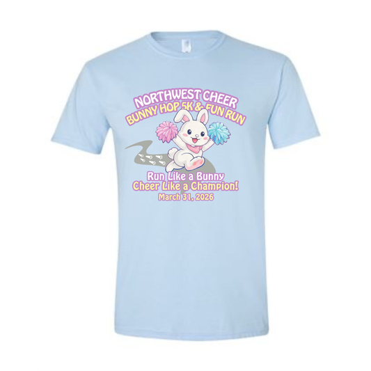 Northwest Cheer Bunny Hop 2026 Race Shirt