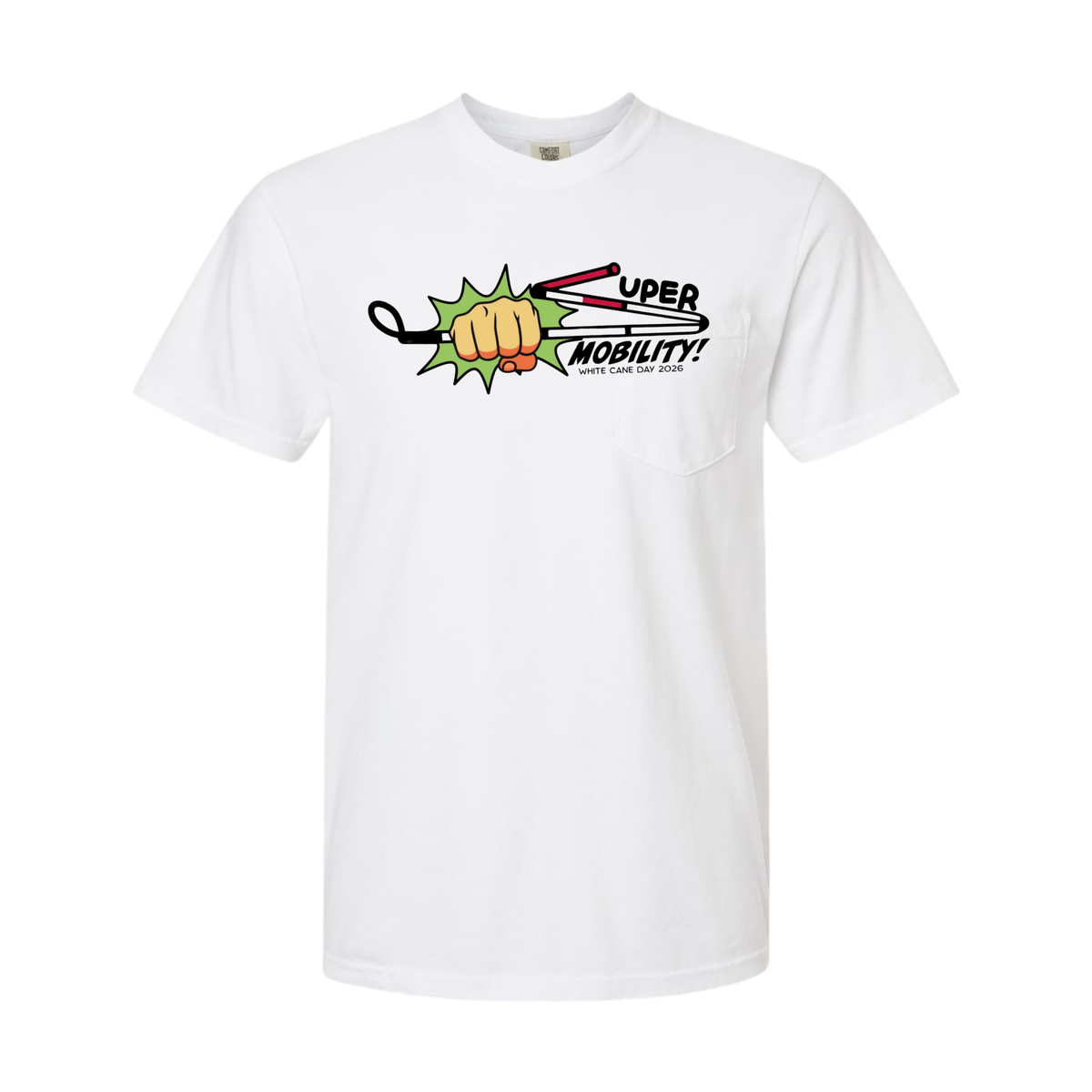 MS School for the Blind Hero Shirts - Comfort Colors