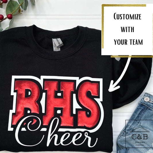 Cheer mom Sweatshirt personalized gift for coach gift for her shirt dance mom team spirit shirt custom cheer sweatshirt dance team shirt